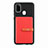 Funda Silicona Carcasa Ultrafina Goma con Magnetico S11D para Samsung Galaxy M21 Rojo