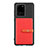 Funda Silicona Carcasa Ultrafina Goma con Magnetico S12D para Samsung Galaxy S20 Ultra Rojo