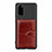 Funda Silicona Carcasa Ultrafina Goma con Magnetico S13D para Samsung Galaxy S20 Marron