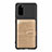 Funda Silicona Carcasa Ultrafina Goma con Magnetico S13D para Samsung Galaxy S20 Oro