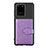 Funda Silicona Carcasa Ultrafina Goma con Magnetico S13D para Samsung Galaxy S20 Ultra 5G Oro Rosa
