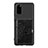 Funda Silicona Carcasa Ultrafina Goma con Magnetico S14D para Samsung Galaxy S20 5G Negro