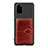 Funda Silicona Carcasa Ultrafina Goma con Magnetico S14D para Samsung Galaxy S20 Plus 5G Marron