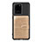 Funda Silicona Carcasa Ultrafina Goma con Magnetico S14D para Samsung Galaxy S20 Ultra 5G Oro