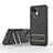 Funda Silicona Carcasa Ultrafina Goma con Soporte KC1 para OnePlus Nord CE 3 5G Negro