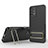 Funda Silicona Carcasa Ultrafina Goma con Soporte KC1 para Samsung Galaxy A13 4G Negro