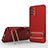 Funda Silicona Carcasa Ultrafina Goma con Soporte KC1 para Samsung Galaxy A13 4G Rojo