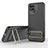 Funda Silicona Carcasa Ultrafina Goma con Soporte KC1 para Xiaomi Redmi 10 Power Negro