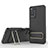 Funda Silicona Carcasa Ultrafina Goma con Soporte KC1 para Xiaomi Redmi Note 11 Pro 4G Negro