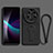 Funda Silicona Carcasa Ultrafina Goma con Soporte para Xiaomi Mi 13 Ultra 5G Negro