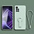 Funda Silicona Carcasa Ultrafina Goma con Soporte para Xiaomi Redmi Note 11 Pro+ Plus 5G Menta Verde