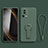 Funda Silicona Carcasa Ultrafina Goma con Soporte S01 para Xiaomi Mi 12 Lite NE 5G Verde Noche
