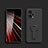 Funda Silicona Carcasa Ultrafina Goma con Soporte S01 para Xiaomi Poco X4 GT 5G Negro