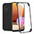 Funda Silicona Carcasa Ultrafina Goma Frontal y Trasera 360 Grados para Samsung Galaxy A32 4G Negro