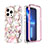 Funda Silicona Carcasa Ultrafina Goma Frontal y Trasera 360 Grados YJ2 para Apple iPhone 13 Pro Max Rosa