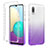 Funda Silicona Carcasa Ultrafina Transparente Goma Frontal y Trasera 360 Grados Gradiente JX1 para Samsung Galaxy A02 Morado