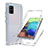 Funda Silicona Carcasa Ultrafina Transparente Goma Frontal y Trasera 360 Grados Gradiente JX1 para Samsung Galaxy A71 4G A715 Claro