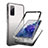 Funda Silicona Carcasa Ultrafina Transparente Goma Frontal y Trasera 360 Grados Gradiente JX1 para Samsung Galaxy S20 FE 4G Negro