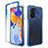 Funda Silicona Carcasa Ultrafina Transparente Goma Frontal y Trasera 360 Grados Gradiente JX1 para Xiaomi Redmi Note 11 Pro 5G Azul