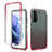 Funda Silicona Carcasa Ultrafina Transparente Goma Frontal y Trasera 360 Grados Gradiente M01 para Samsung Galaxy S23 Plus 5G Rojo