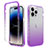 Funda Silicona Carcasa Ultrafina Transparente Goma Frontal y Trasera 360 Grados Gradiente para Apple iPhone 14 Pro Max Morado