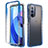 Funda Silicona Carcasa Ultrafina Transparente Goma Frontal y Trasera 360 Grados Gradiente para Motorola Moto G Stylus (2022) 5G Azul