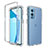 Funda Silicona Carcasa Ultrafina Transparente Goma Frontal y Trasera 360 Grados Gradiente para OnePlus 9 5G Claro