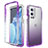 Funda Silicona Carcasa Ultrafina Transparente Goma Frontal y Trasera 360 Grados Gradiente para OnePlus 9 Pro 5G Morado