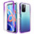 Funda Silicona Carcasa Ultrafina Transparente Goma Frontal y Trasera 360 Grados Gradiente para Xiaomi Redmi Note 11S 5G Morado