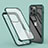 Funda Silicona Carcasa Ultrafina Transparente Goma Frontal y Trasera 360 Grados LK1 para Apple iPhone 13 Pro Verde