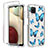 Funda Silicona Carcasa Ultrafina Transparente Goma Frontal y Trasera 360 Grados para Samsung Galaxy M12 Azul