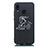 Funda Silicona Gel Goma Constelacion Carcasa S02 para Huawei Nova 3e Negro