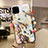 Funda Silicona Gel Goma Flores Carcasa H12 para Apple iPhone 11 Pro Max Blanco