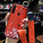 Funda Silicona Gel Goma Flores Carcasa K02 para Xiaomi Redmi Note 8 Rojo