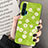 Funda Silicona Gel Goma Flores Carcasa K03 para Huawei Honor 20 Pro Verde