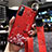 Funda Silicona Gel Goma Flores Carcasa para Huawei Enjoy 20 Pro 5G Rojo