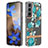 Funda Silicona Gel Goma Flores Carcasa para Samsung Galaxy S22 Plus 5G Cian