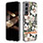 Funda Silicona Gel Goma Flores Carcasa para Samsung Galaxy S24 Plus 5G Blanco