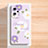 Funda Silicona Gel Goma Flores Carcasa S01 para Xiaomi Redmi Note 12 5G Morado