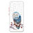 Funda Silicona Gel Goma Patron de Moda Carcasa con Anillo de dedo Soporte Y01X para Samsung Galaxy A32 4G Multicolor
