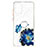 Funda Silicona Gel Goma Patron de Moda Carcasa con Anillo de dedo Soporte Y01X para Samsung Galaxy S20 Plus Azul