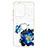 Funda Silicona Gel Goma Patron de Moda Carcasa con Anillo de dedo Soporte Y01X para Samsung Galaxy S20 Ultra 5G Azul