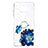 Funda Silicona Gel Goma Patron de Moda Carcasa con Anillo de dedo Soporte Y01X para Xiaomi Poco X3 Azul