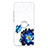 Funda Silicona Gel Goma Patron de Moda Carcasa con Anillo de dedo Soporte Y01X para Xiaomi Redmi 9AT Azul