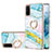 Funda Silicona Gel Goma Patron de Moda Carcasa con Anillo de dedo Soporte Y05B para Samsung Galaxy S20 5G Vistoso