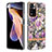 Funda Silicona Gel Goma Patron de Moda Carcasa con Anillo de dedo Soporte Y06B para Xiaomi Mi 11i 5G (2022) Purpura Claro