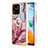 Funda Silicona Gel Goma Patron de Moda Carcasa con Anillo de dedo Soporte YB1 para Xiaomi Redmi 10 India Multicolor