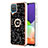 Funda Silicona Gel Goma Patron de Moda Carcasa con Anillo de dedo Soporte YB2 para Samsung Galaxy M12 Multicolor