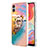 Funda Silicona Gel Goma Patron de Moda Carcasa con Anillo de dedo Soporte YB3 para Samsung Galaxy M04 Multicolor