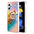 Funda Silicona Gel Goma Patron de Moda Carcasa con Anillo de dedo Soporte YB3 para Xiaomi Redmi Note 11 Pro+ Plus 5G Multicolor